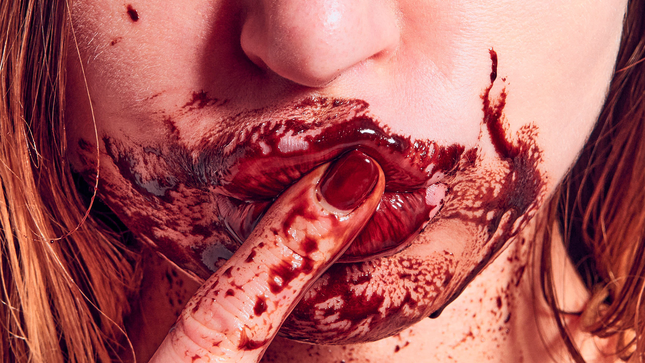 Galina Fedorova Chocolate Covered Nude contemporary erotic photography messy chocolate sucking fingers Cinaed Dane