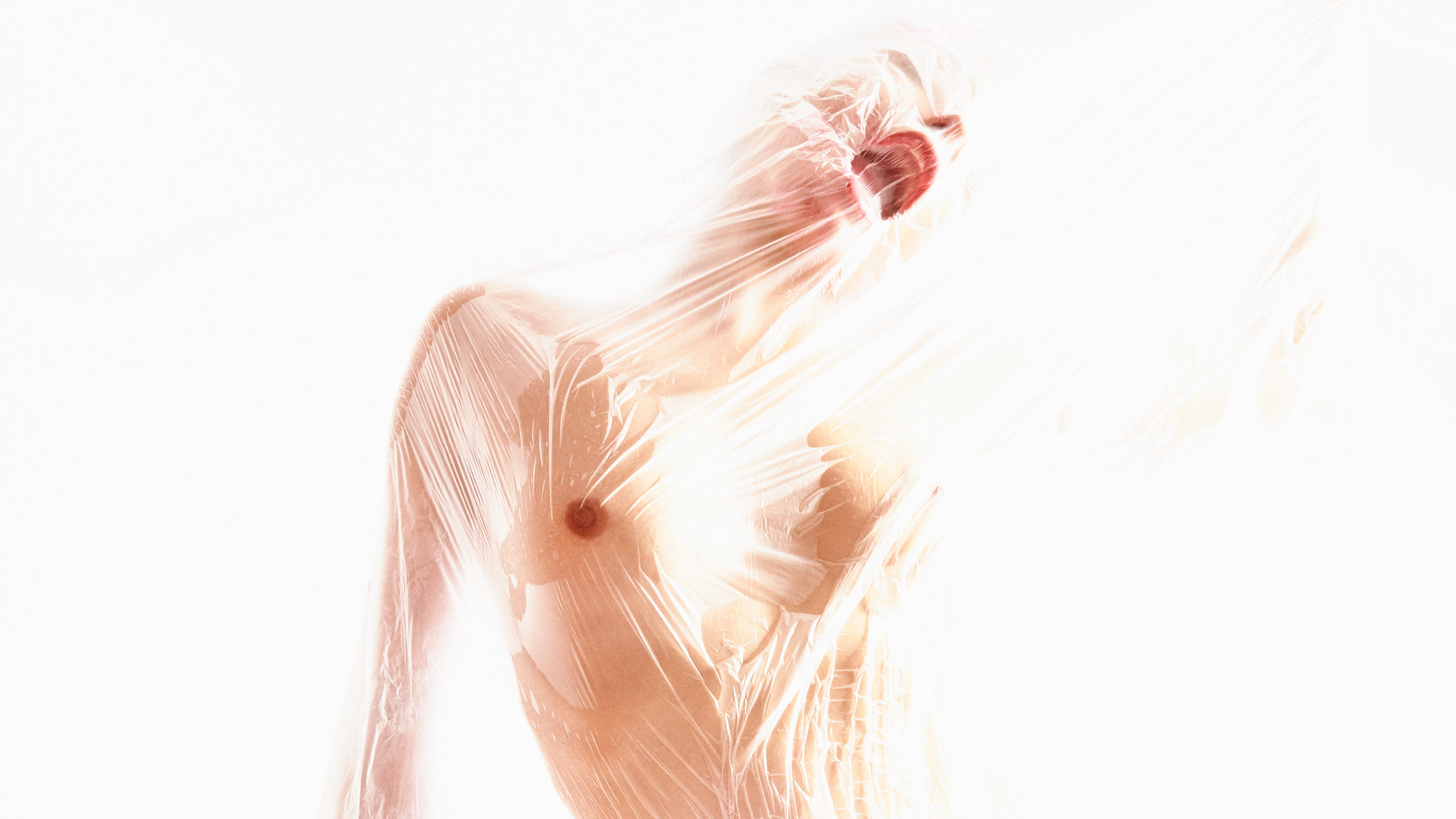 Joy Lamore Wild Desires in White expressive art nude photography by Cinaed Dane Barcelona